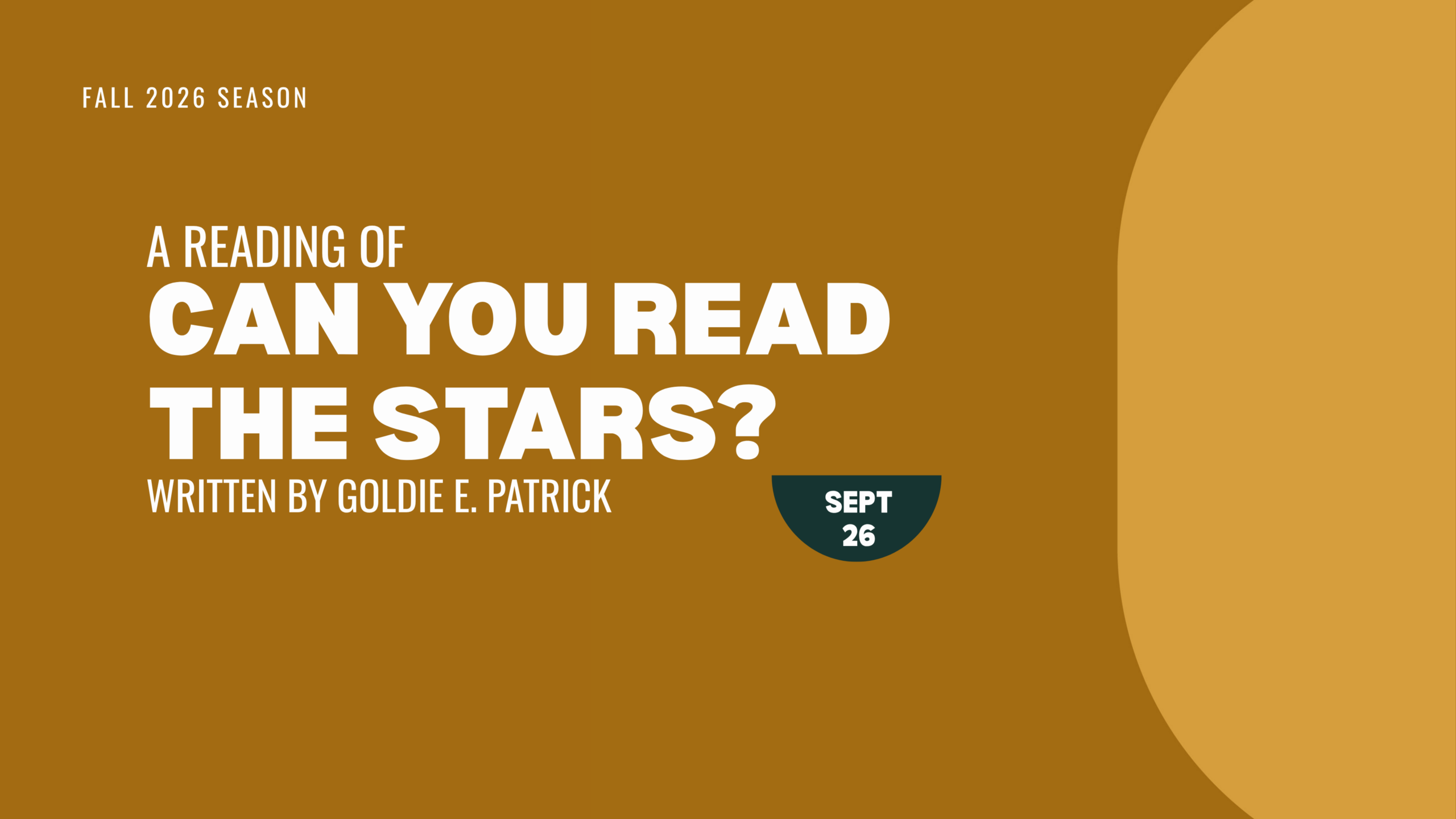 A reading of Can You Read the Stars?